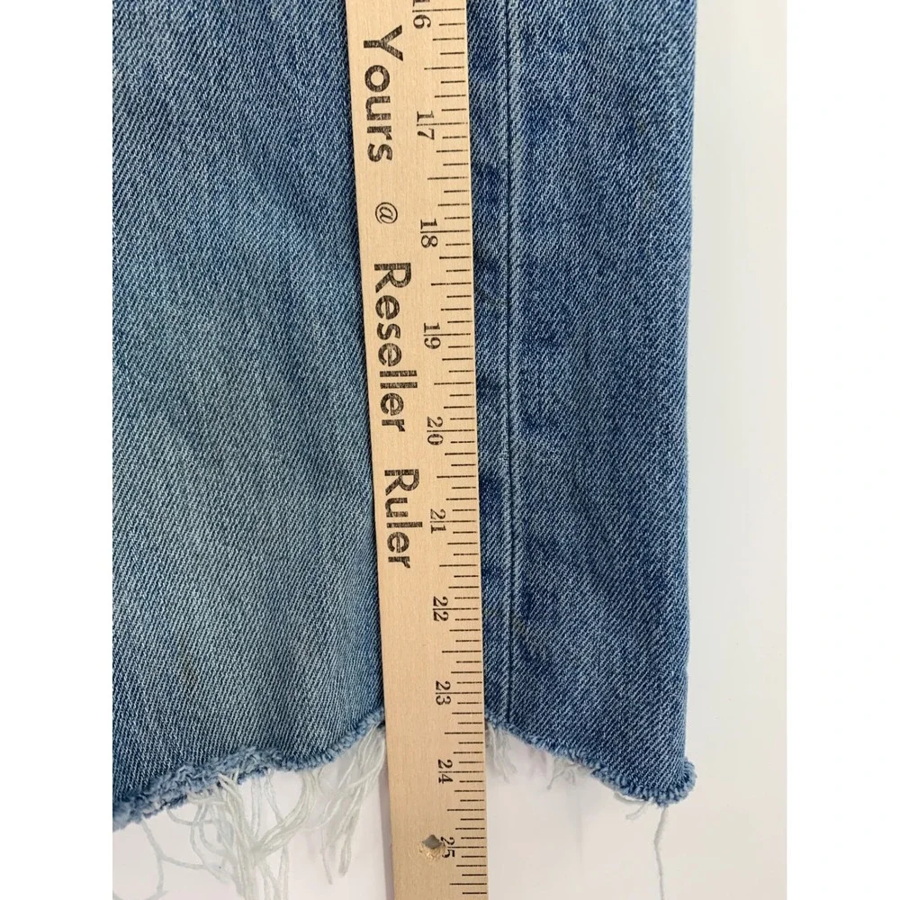 Levis Shorts Mens 38 Blue Cut Off Distressed 12